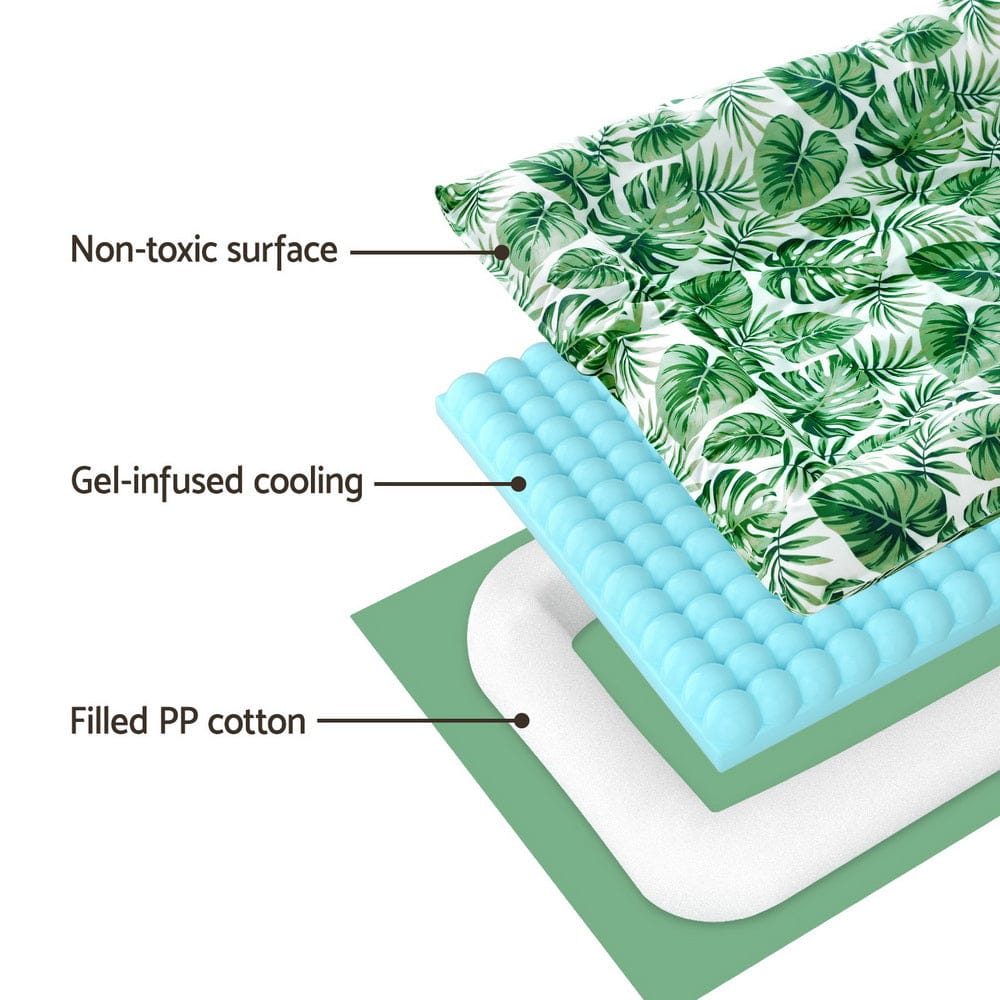 i.Pet Pet Care > Dog Supplies > Dog Beds i.Pet Pet Cooling Mat Gel Dog Cat Self-cool Puppy Pad Large Bed Summer Green