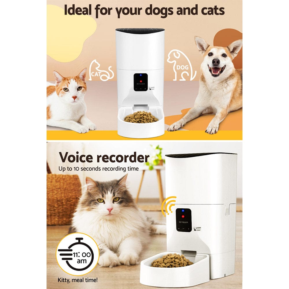 i.Pet Pet Care > Dog Supplies > Dog Bowls, Feeders & Waterers i.Pet Automatic Pet Feeder 9L Wifi Auto Dog Cat Feeder Smart Food Dispenser Timer