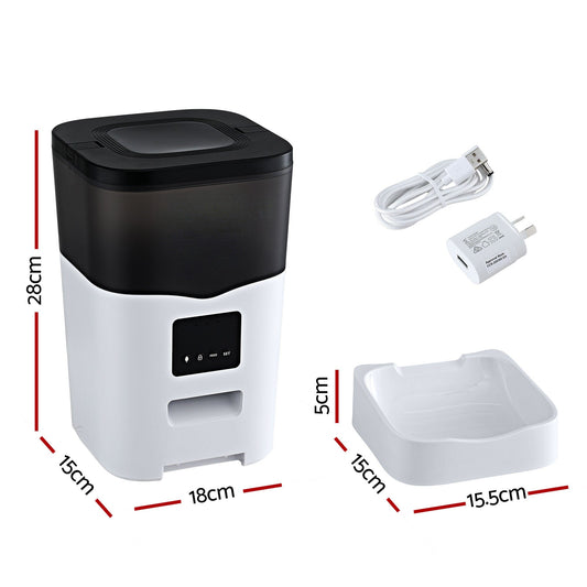 i.Pet Pet Care > Dog Supplies > Dog Bowls, Feeders & Waterers i.Pet Automatic Pet Feeder Dog Cat Feeder Wifi 3L Auto Smart Food Dispenser