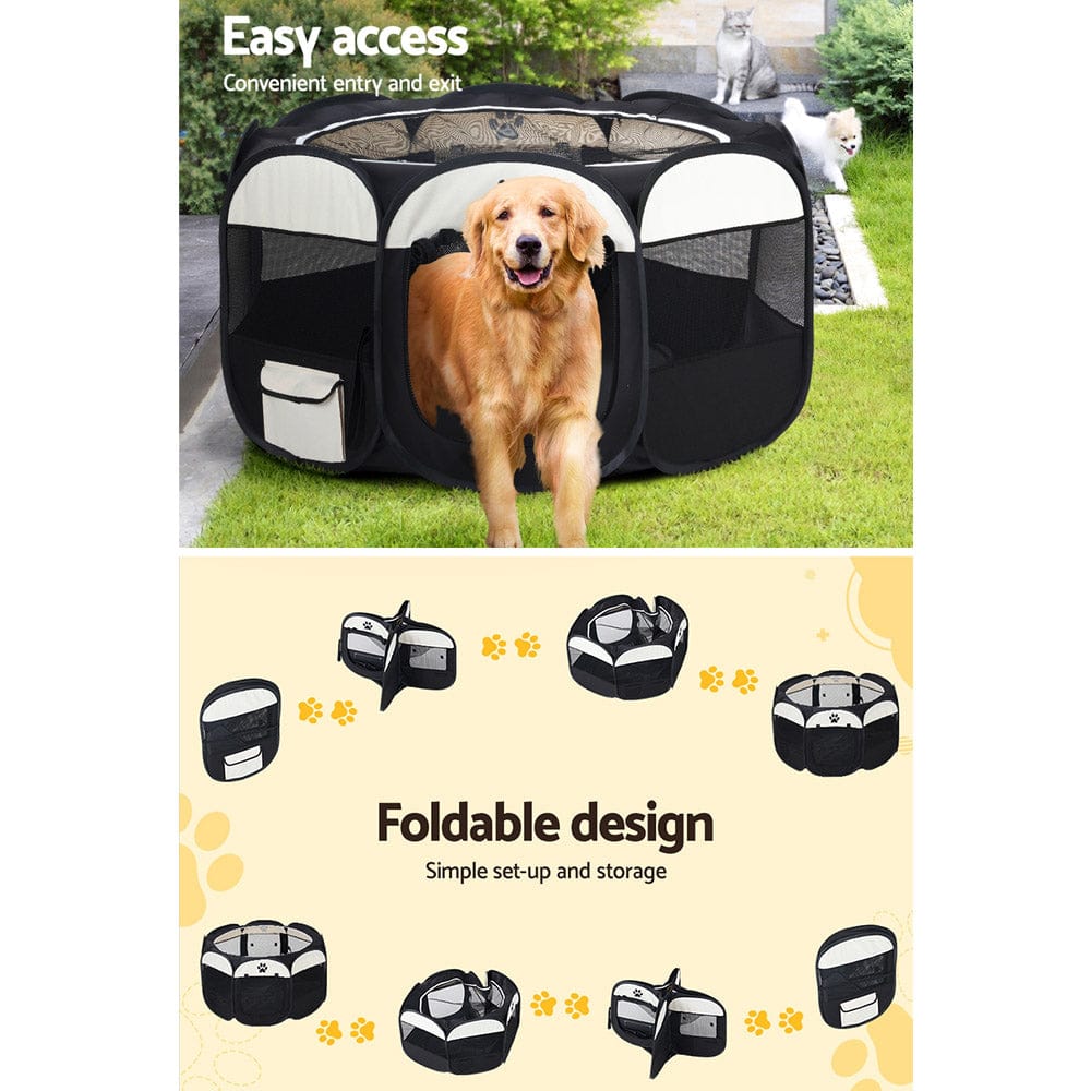 i.Pet Pet Care > Dog Supplies > Dog Playpens & Gates i.Pet Dog Playpen Tent Pet Crate Fence 3XL Enclosure