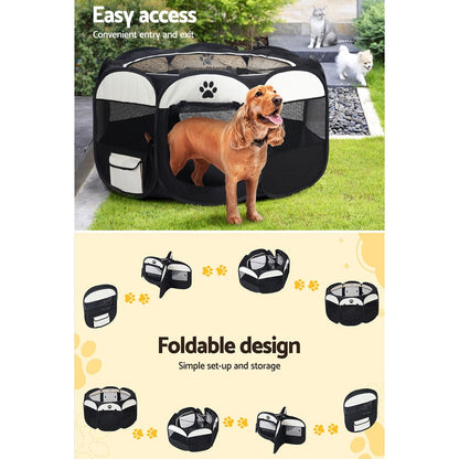 i.Pet Pet Care > Dog Supplies > Dog Playpens & Gates i.Pet Dog Playpen Tent Pet Crate Fence XL Enclosure