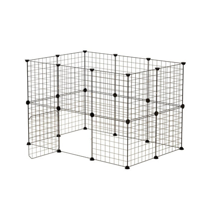 i.Pet Pet Care > Dog Supplies > Dog Playpens & Gates i.Pet Pet Dog Playpen Enclosure Cage 20 Panel Puppy Fence Play Pen Foldable Metal
