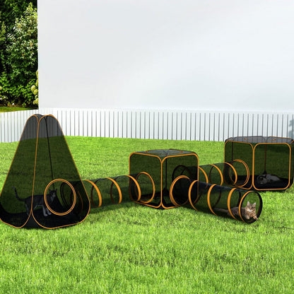 i.Pet Pet Care > Dog Supplies > Dog Playpens & Gates i.Pet Pet Playpen Cat House 6 IN 1 Tent Tunnel Dog Cage Puppy Rabbit Play Portable