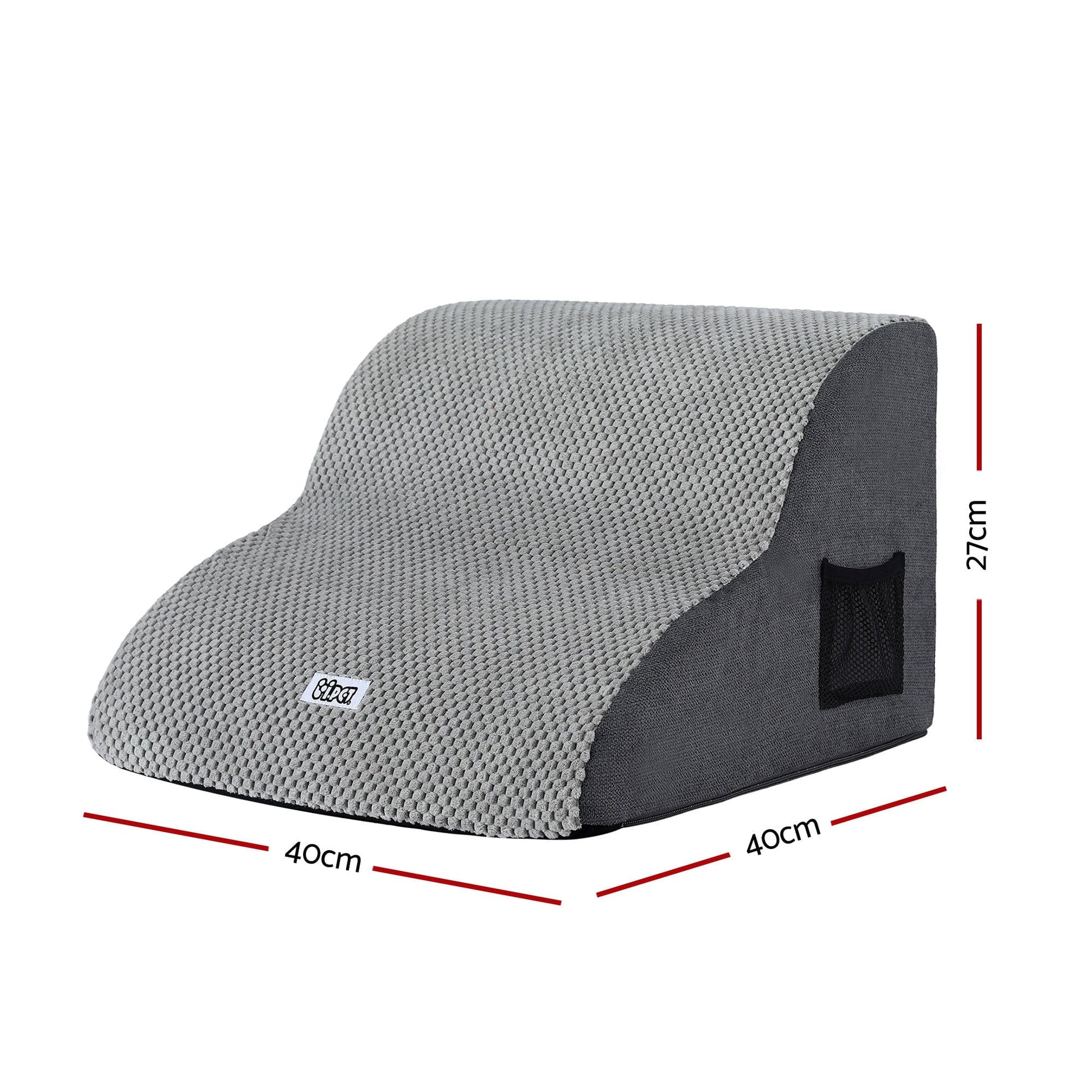 i.Pet Pet Care > Dog Supplies > Dog Steps & Ramps i.Pet Dog Ramp 2 Steps For Small Dogs Bed Sofa Car Foam Non-Slip Pet Cat Stairs
