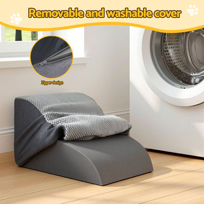 i.Pet Pet Care > Dog Supplies > Dog Steps & Ramps i.Pet Dog Ramp 2 Steps For Small Dogs Bed Sofa Car Foam Non-Slip Pet Cat Stairs