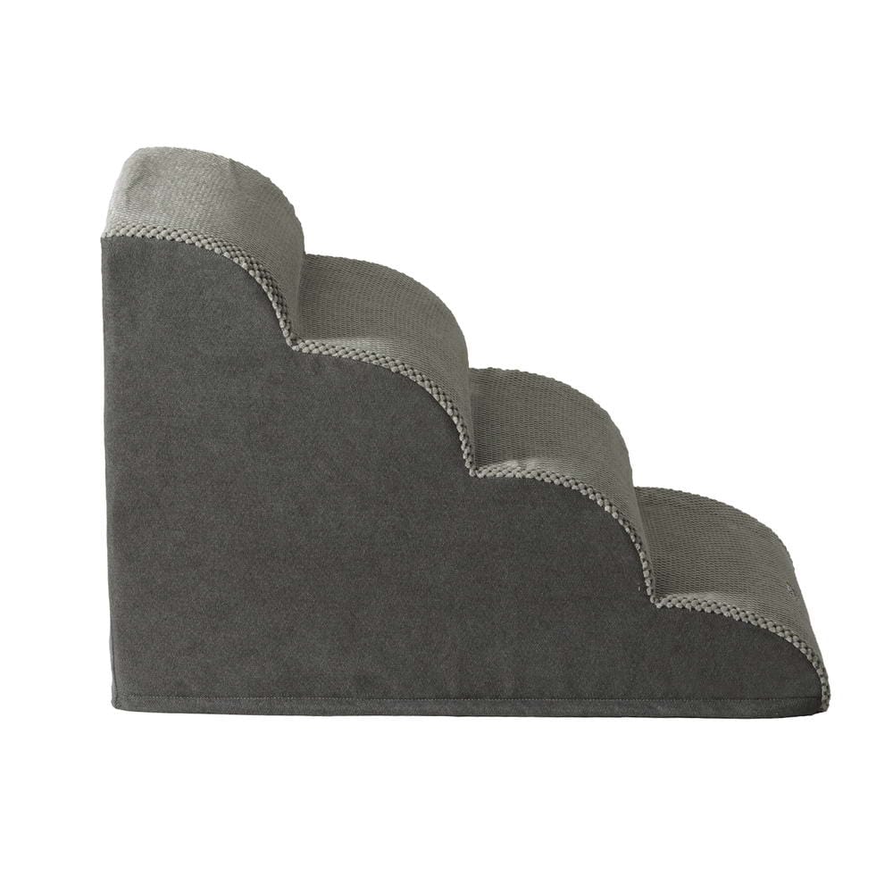 i.Pet Pet Care > Dog Supplies > Dog Steps & Ramps i.Pet Dog Ramp Steps Foam 4 Tier Pet Stairs For Bed Sofa Car Portable Indoor