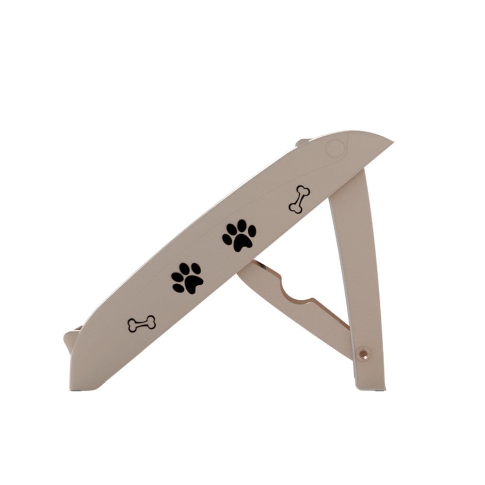 i.Pet Pet Care > Dog Supplies > Dog Steps & Ramps i.Pet Dog Ramp Steps For Bed Sofa Car Pet Stairs Ladder Portable Foldable Beige