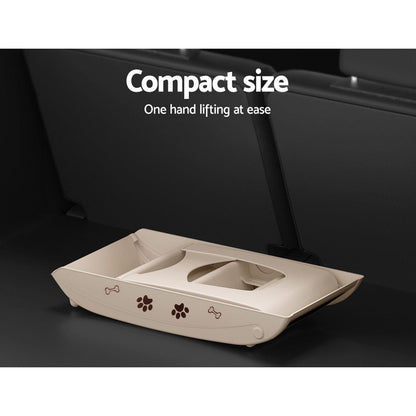 i.Pet Pet Care > Dog Supplies > Dog Steps & Ramps i.Pet Dog Ramp Steps For Bed Sofa Car Pet Stairs Ladder Portable Foldable Beige