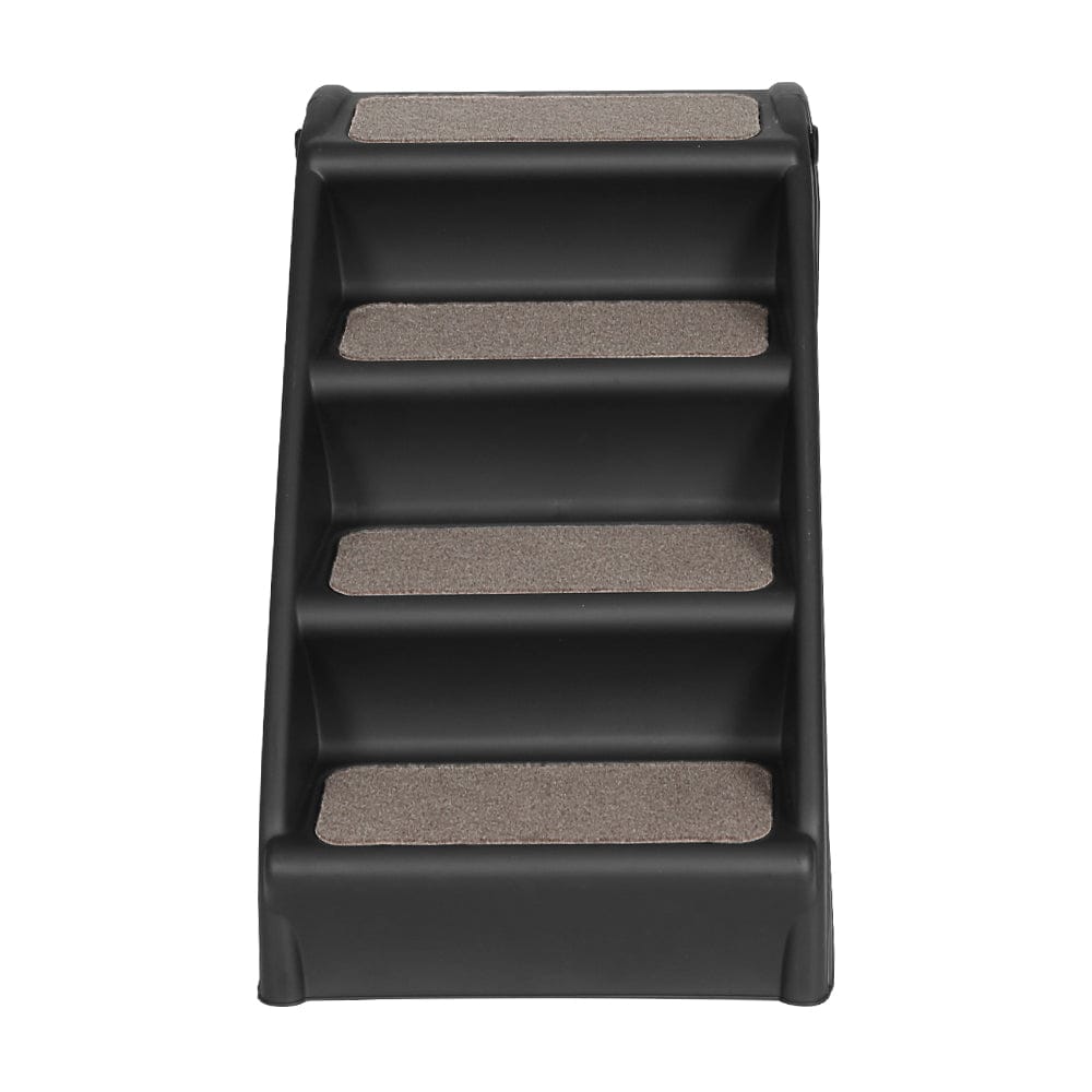 i.Pet Pet Care > Dog Supplies > Dog Steps & Ramps i.Pet Dog Ramp Steps For Bed Sofa Car Pet Stairs Ladder Portable Foldable Black