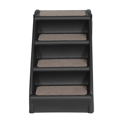 i.Pet Pet Care > Dog Supplies > Dog Steps & Ramps i.Pet Dog Ramp Steps For Bed Sofa Car Pet Stairs Ladder Portable Foldable Black