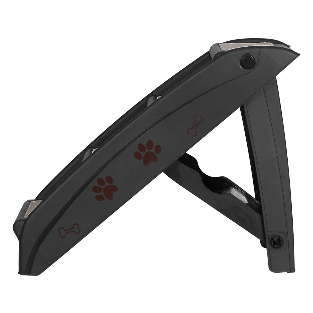 i.Pet Pet Care > Dog Supplies > Dog Steps & Ramps i.Pet Dog Ramp Steps For Bed Sofa Car Pet Stairs Ladder Portable Foldable Black