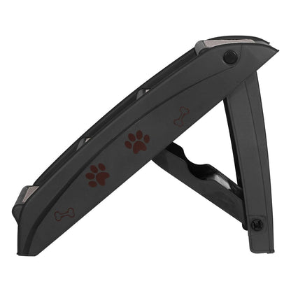 i.Pet Pet Care > Dog Supplies > Dog Steps & Ramps i.Pet Dog Ramp Steps For Bed Sofa Car Pet Stairs Ladder Portable Foldable Black