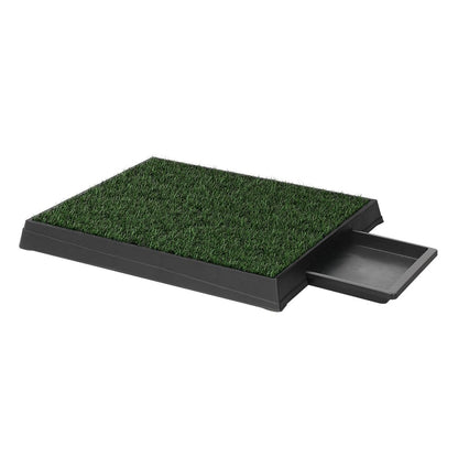 i.Pet Pet Care > Dog Supplies > Dog Training Aids i.Pet Pet Training Pad Dog Potty Toilet Large Portable With Tray Grass 2 Mats