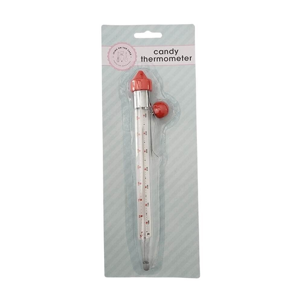 Icing on the Cake Candy thermometer 2 Candy Home Cooking Thermometer Portable for Sugar Kitchen Crafts Clip Deep Fry
