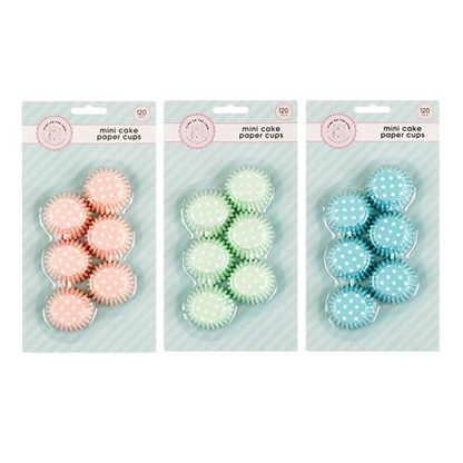 Icing on the cake Cupcake Liner 120Pk Mini Cupcake Patty Pans Muffin Cases Cake Boards Liners Boxes Baking Cups