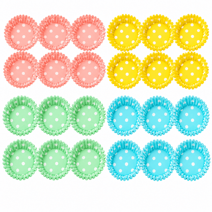 Icing on the cake Cupcake Liner 120Pk Mini Cupcake Patty Pans Muffin Cases Cake Boards Liners Boxes Baking Cups