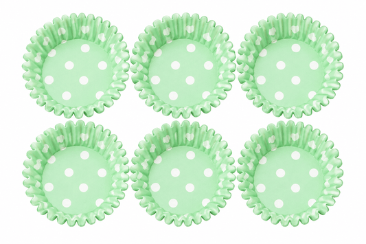 Icing on the cake Cupcake Liner Green 120Pk Mini Cupcake Patty Pans Muffin Cases Cake Boards Liners Boxes Baking Cups