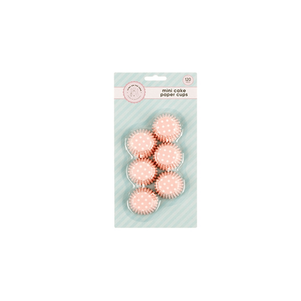 Icing on the cake Cupcake Liner Pink 120Pk Mini Cupcake Patty Pans Muffin Cases Cake Boards Liners Boxes Baking Cups