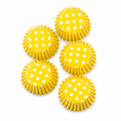 Icing on the cake Cupcake Liner Yellow 120Pk Mini Cupcake Patty Pans Muffin Cases Cake Boards Liners Boxes Baking Cups