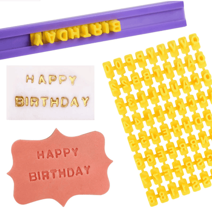 icing on the cake Fondant Cutter Fondant Cake Alphabet Letter Number Cookies Biscuit Stamp Embosser Mold Cutter Y