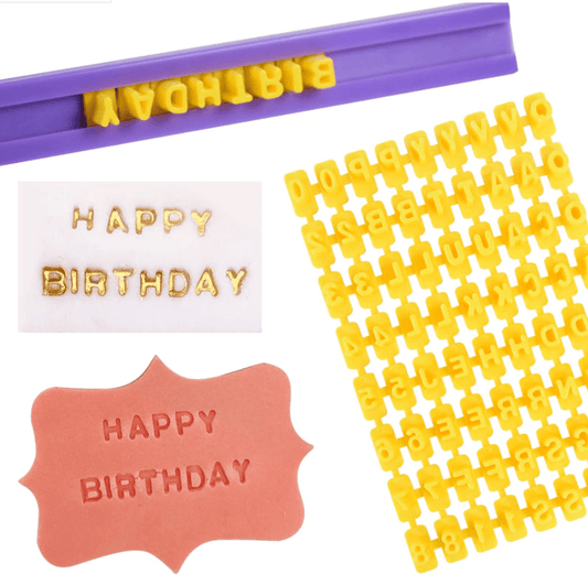 icing on the cake Fondant Cutter Fondant Cake Alphabet Letter Number Cookies Biscuit Stamp Embosser Mold Cutter Y