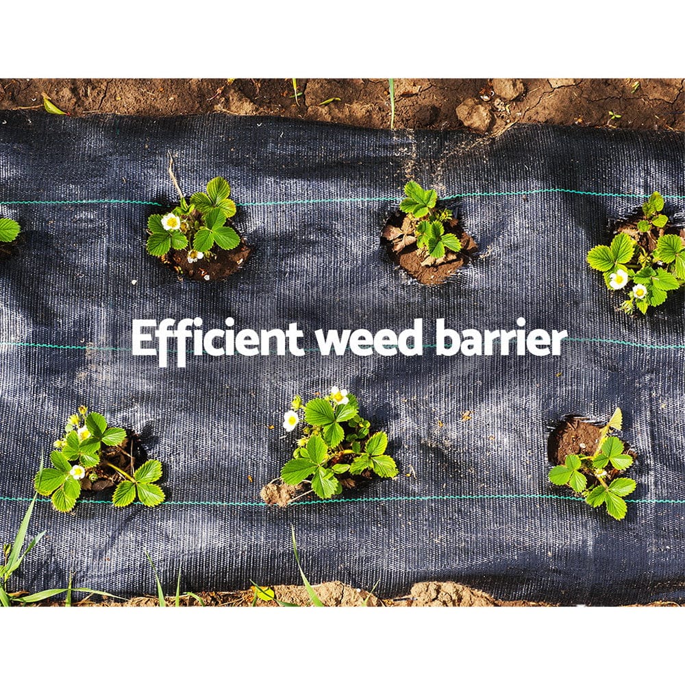 Instahut Home & Garden > Garden Tools > Herbicides Instahut 0.915x50m Weed Mat Weedmat Control Plant