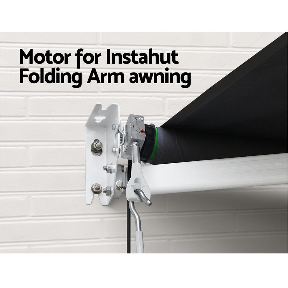 Instahut Home & Garden > Shading > Awnings Instahut 230V Folding Arm Awning Replacement Motor with remote 40NM