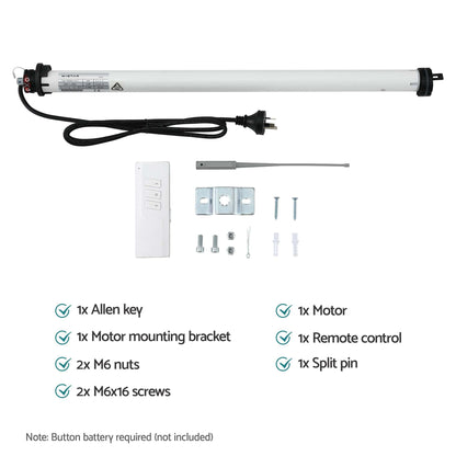 Instahut Home & Garden > Shading > Awnings Instahut Pivot Arm Awning Motor Replacement Kit With Remote Control