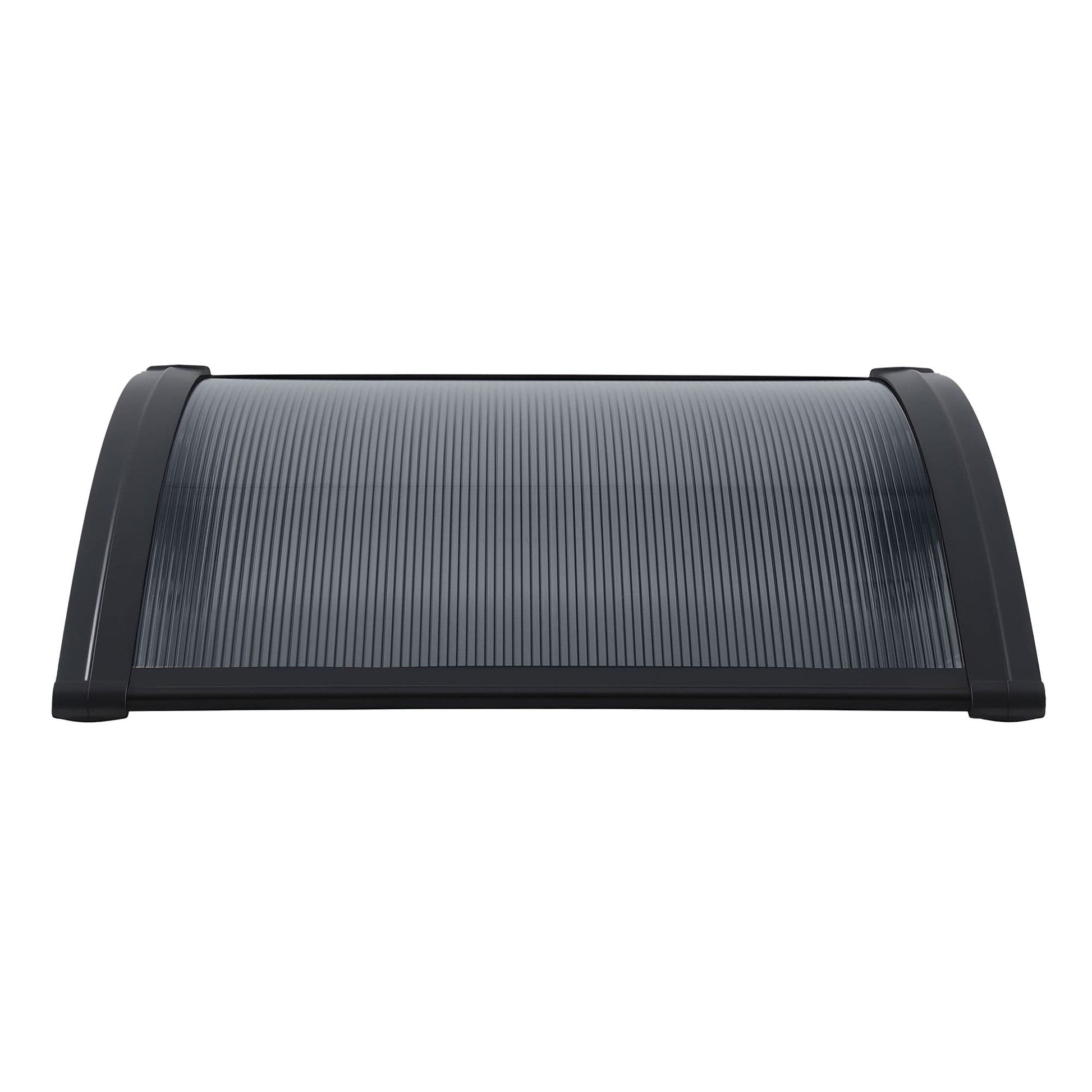 Instahut Home & Garden > Shading > Awnings Instahut Window Awning Drainage 0.6mx0.6m Outdoor Grey