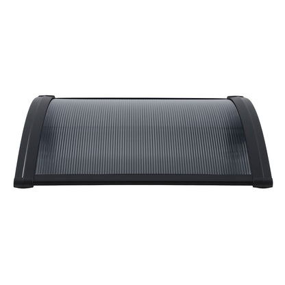 Instahut Home & Garden > Shading > Awnings Instahut Window Awning Drainage 0.6mx0.6m Outdoor Grey