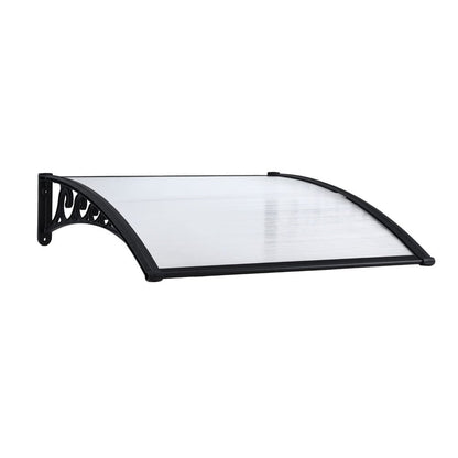 Instahut Home & Garden > Shading > Awnings Instahut Window Door Awning 0.8mx1m Transparent