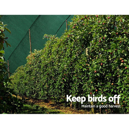 Instahut Home & Garden > Shading > Umbrellas & Sunshades Instahut 30% Shade Cloth 1.83x10m Shadecloth Wide Heavy Duty Green