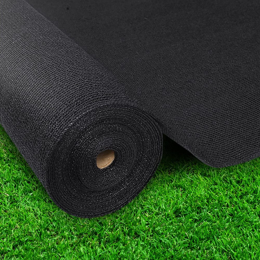 Instahut Home & Garden > Shading > Umbrellas & Sunshades Instahut 50% Shade Cloth 1.83x20m Shade Cloth Sail Heavy Duty Shadecloth Garden Mesh Roll BK