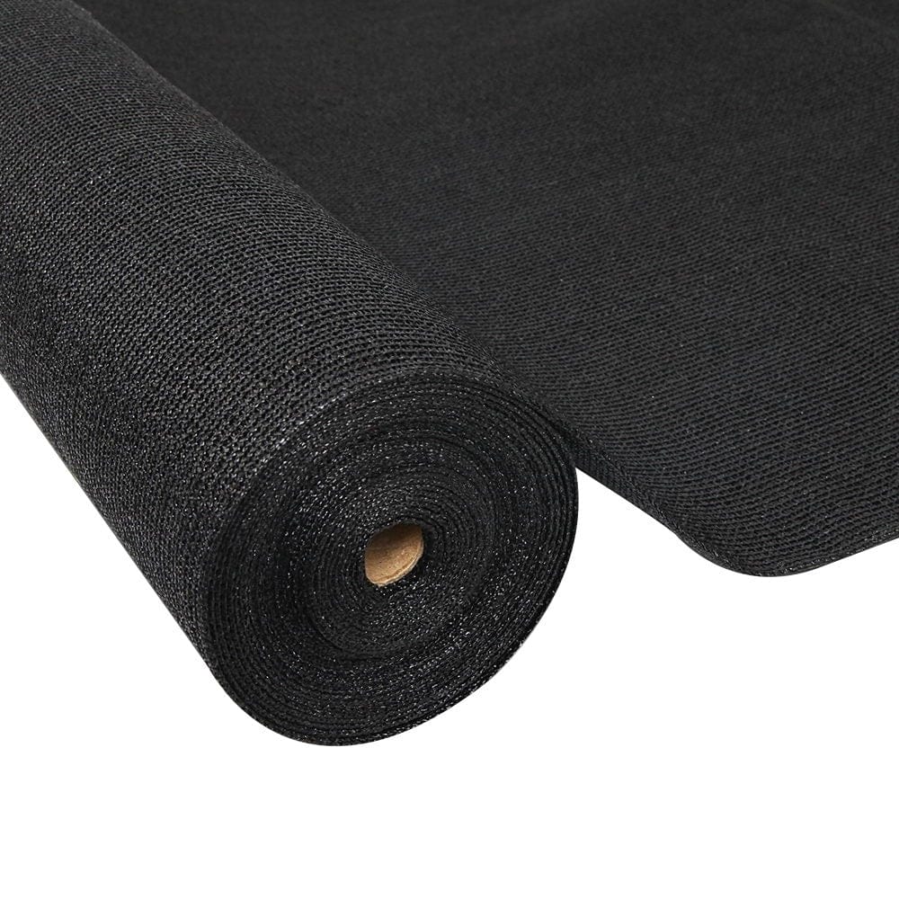 Instahut Home & Garden > Shading > Umbrellas & Sunshades Instahut 50% Shade Cloth 1.83x20m Shade Cloth Sail Heavy Duty Shadecloth Garden Mesh Roll BK