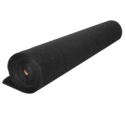 Instahut Home & Garden > Shading > Umbrellas & Sunshades Instahut 50% Shade Cloth 1.83x20m Shade Cloth Sail Heavy Duty Shadecloth Garden Mesh Roll BK