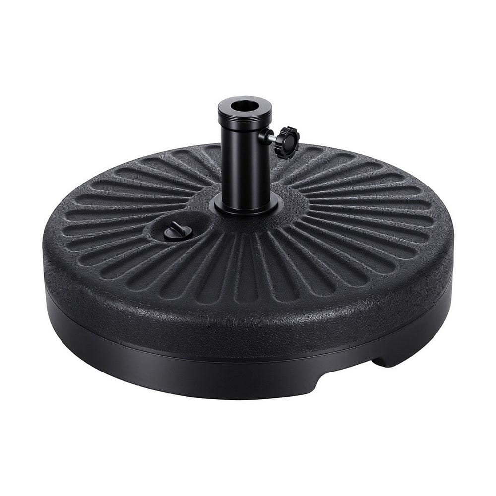 Instahut Home & Garden > Shading > Umbrellas & Sunshades Instahut Outdoor Umbrella Base Weight Round Plastic Pole Holder 30-48mm Beach