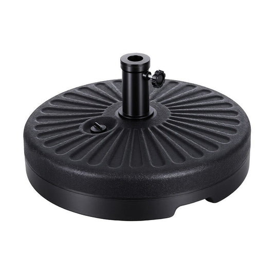 Instahut Home & Garden > Shading > Umbrellas & Sunshades Instahut Outdoor Umbrella Base Weight Round Plastic Pole Holder 30-48mm Beach