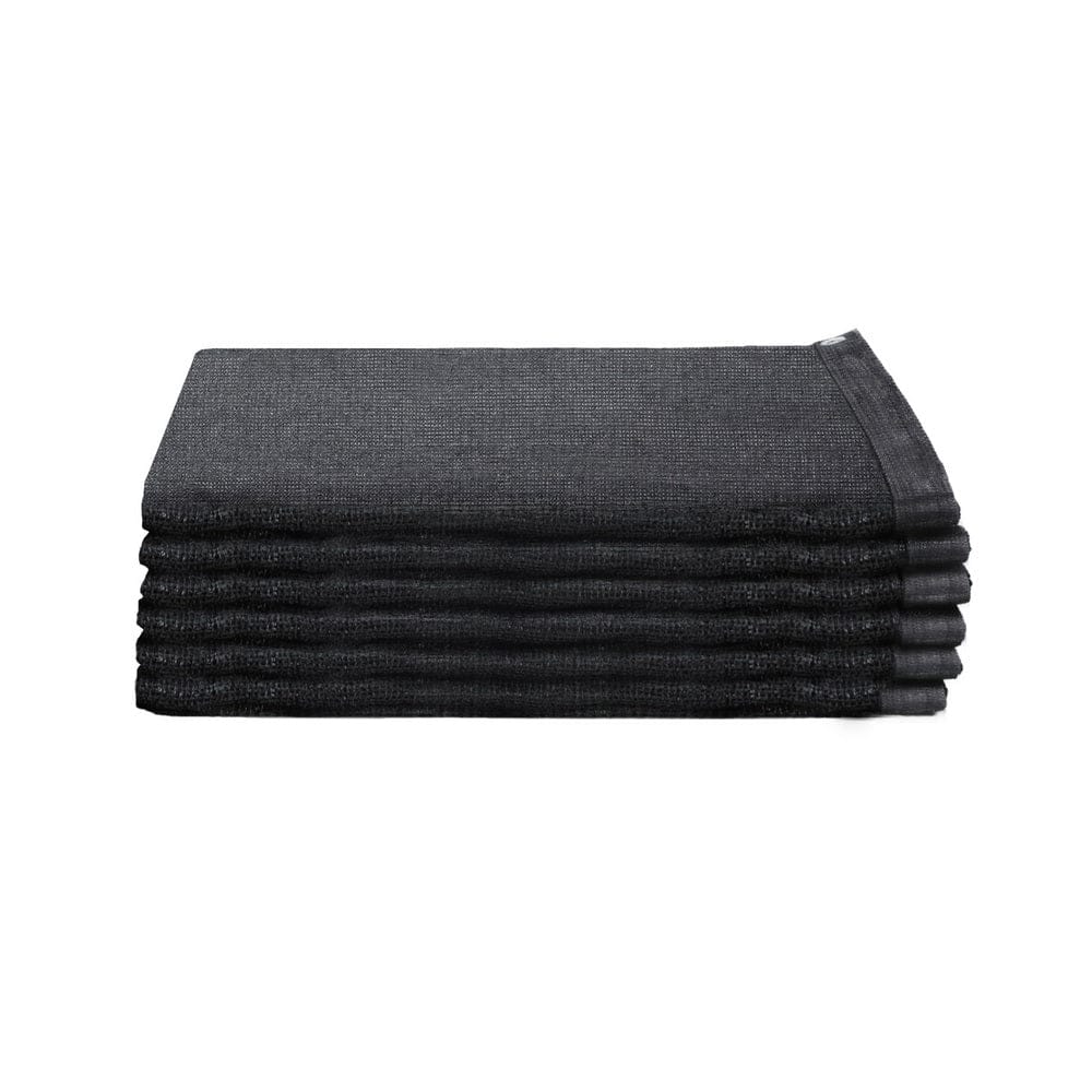 Instahut Home & Garden > Shading > Umbrellas & Sunshades Instahut Shade Cloth Sun Shade Fabric Patio UV Resistant Black 10x2m