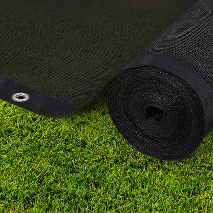 Instahut Home & Garden > Shading > Umbrellas & Sunshades Instahut Shade Cloth Sun Shade Fabric Patio UV Resistant Black 10x2m