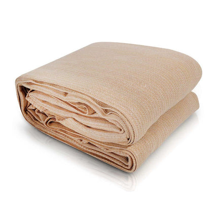 Instahut Home & Garden > Shading > Umbrellas & Sunshades Instahut Shade Sail 2.5x3m Rectangle 280GSM 98% Sand Shade Cloth
