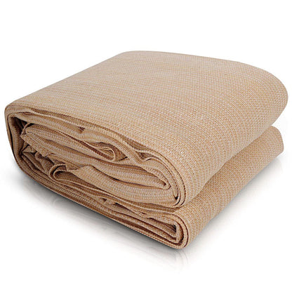 Instahut Home & Garden > Shading > Umbrellas & Sunshades Instahut Shade Sail 2x4m Rectangle 185GSM 95% Sand Shade Cloth