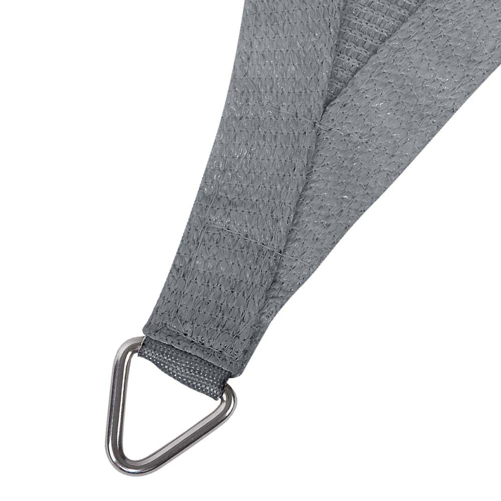 Instahut Home & Garden > Shading > Umbrellas & Sunshades Instahut Shade Sail 3x3m Square 280GSM 98% Grey Shade Cloth