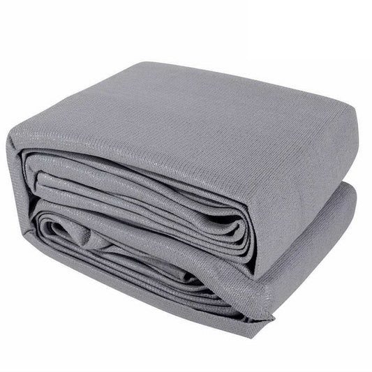 Instahut Home & Garden > Shading > Umbrellas & Sunshades Instahut Shade Sail 3x3x4.3m Triangle 280GSM 98% Grey Shade Cloth