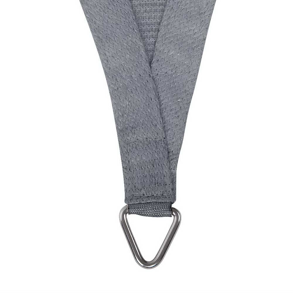 Instahut Home & Garden > Shading > Umbrellas & Sunshades Instahut Shade Sail 3x5m Rectangle 280GSM 98% Grey Shade Cloth