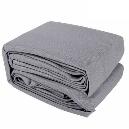 Instahut Home & Garden > Shading > Umbrellas & Sunshades Instahut Shade Sail 5x5x5m Triangle 280GSM 98% Grey Shade Cloth