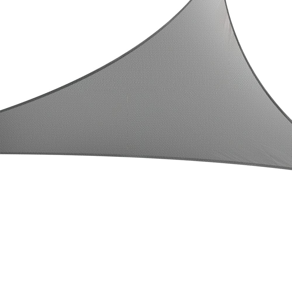 Instahut Home & Garden > Shading > Umbrellas & Sunshades Instahut Shade Sail Cloth Shadecloth Canopy Triangle 280gsm 5x5x7.1m