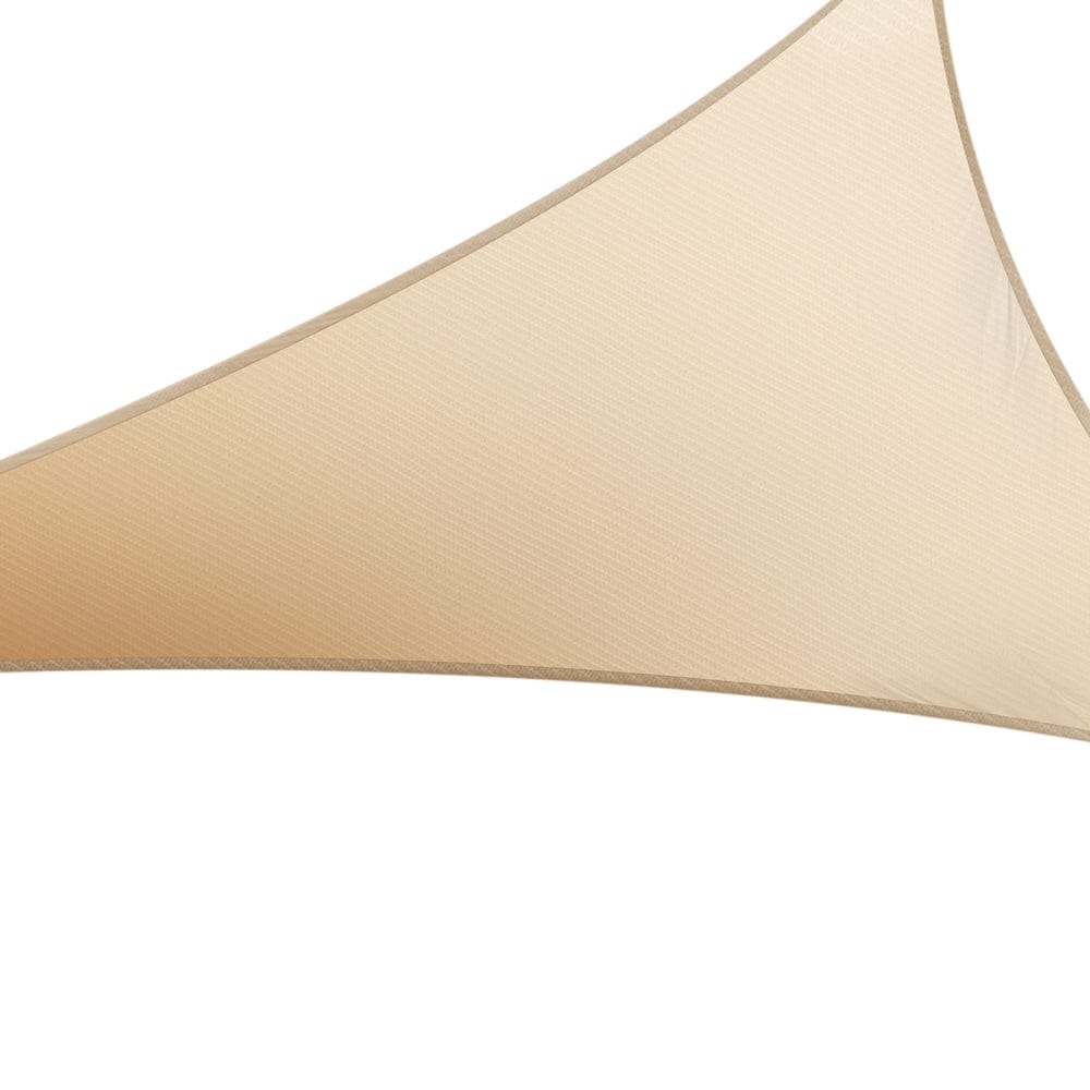 Instahut Home & Garden > Shading > Umbrellas & Sunshades Instahut Shade Sail Cloth Shadecloth Triangle Sun Canopy 3.6x3.6x3.6M