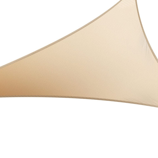 Instahut Home & Garden > Shading > Umbrellas & Sunshades Instahut Shade Sail Cloth Shadecloth Triangle Sun Canopy 3.6x3.6x3.6M
