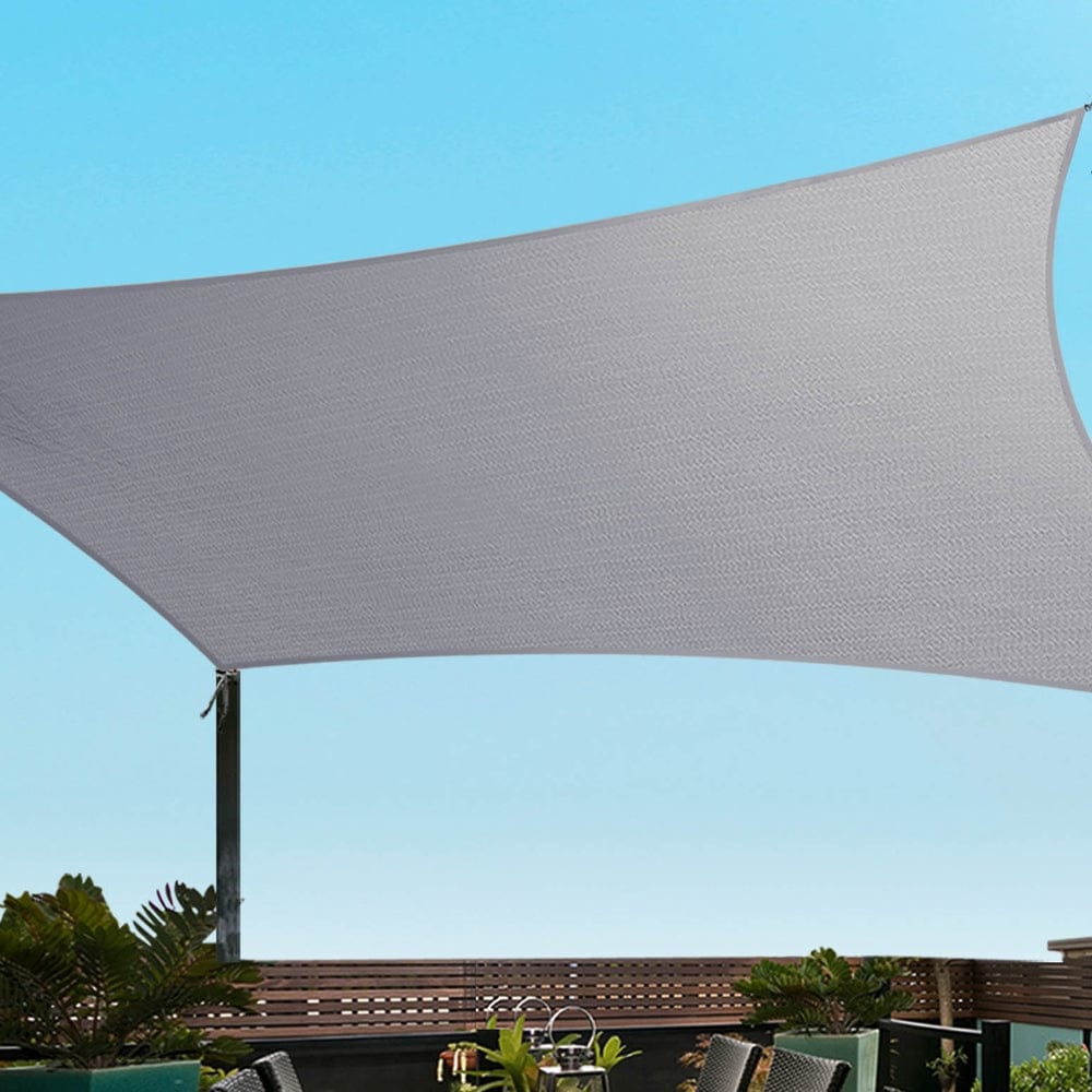 Instahut Home & Garden > Shading > Umbrellas & Sunshades Instahut Waterproof Shade Sail Shade cloth 220GSM Canopy 3x5m
