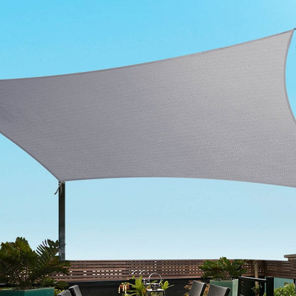 Instahut Home & Garden > Shading > Umbrellas & Sunshades Instahut Waterproof Shade Sail Shade cloth 220GSM Canopy 3x5m